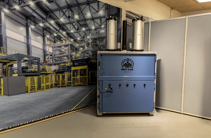 Warehouse space optimisation with waste compaction